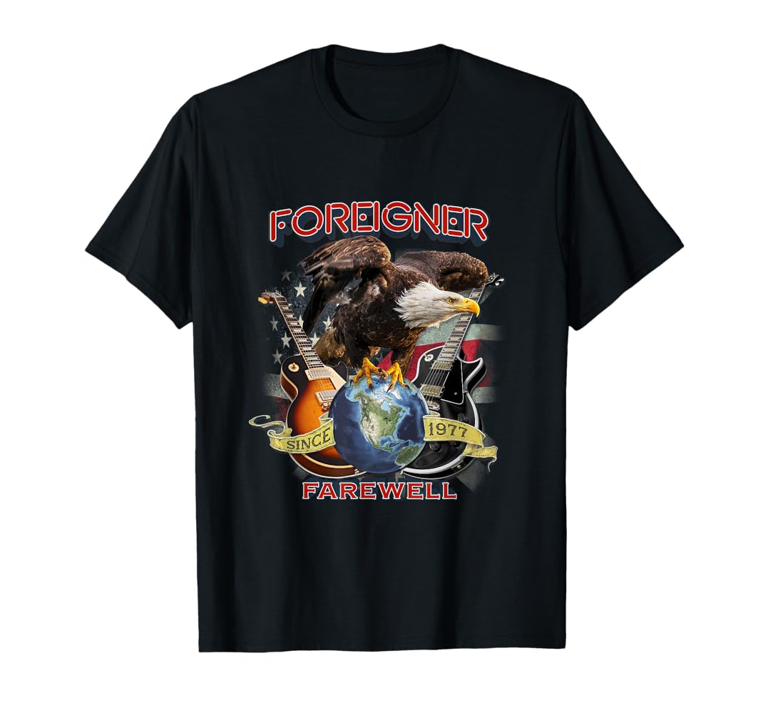 Amazon.com: Foreigner Farewell T-Shirt : Clothing, Shoes